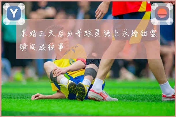 求婚三天后分手球员场上求婚甜蜜瞬间成往事
